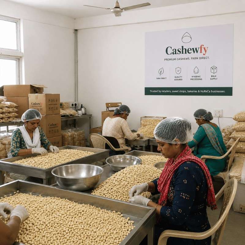 Cashewfy Hand Sorting Quality Inspection and Grading Unit